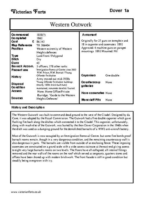Western Outwork datasheet